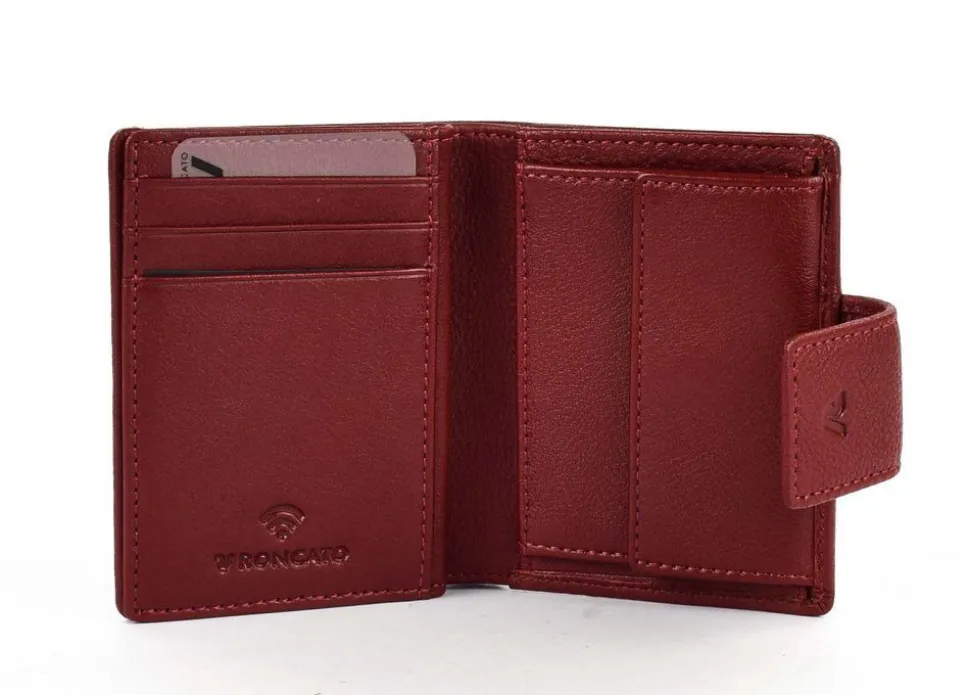 Portafoglio donna piccolo Roncato Pocket 044 Bordeaux