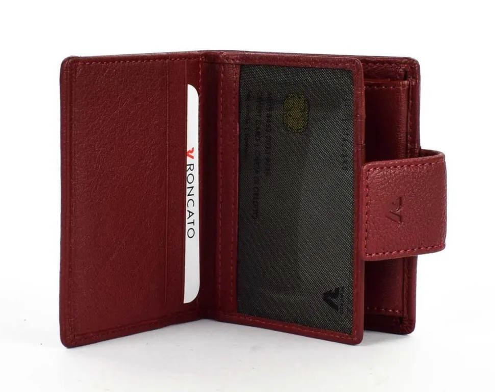 Portafoglio donna piccolo Roncato Pocket 044 Bordeaux