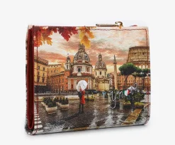 Portafoglio donna piccolo Ynot? 654 Rome Raining