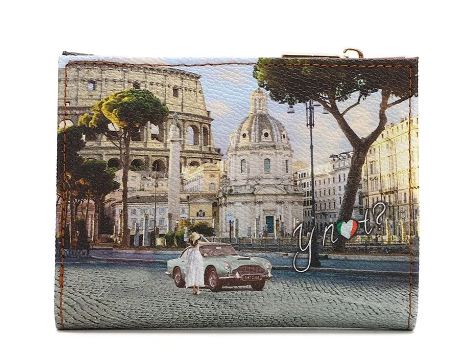 Portafoglio donna piccolo Ynot? 654 Roma Imperial