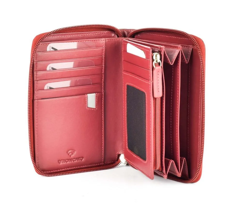 Portafoglio donna Roncato Pascal 2931 Rosso Scuro