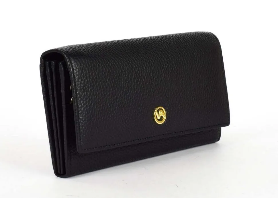 Portafoglio donna Valentina P14 Nero