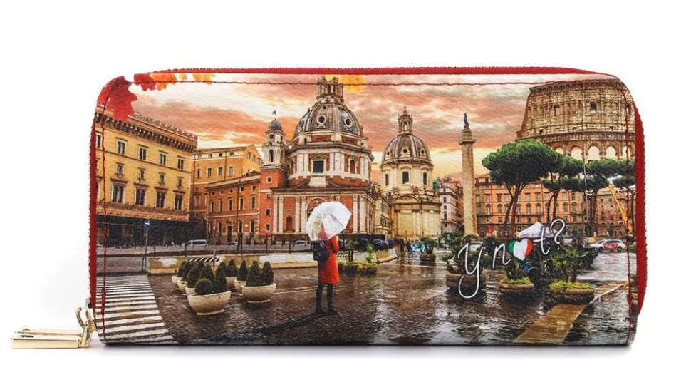 Portafoglio donna Ynot? 568 Rome Raining