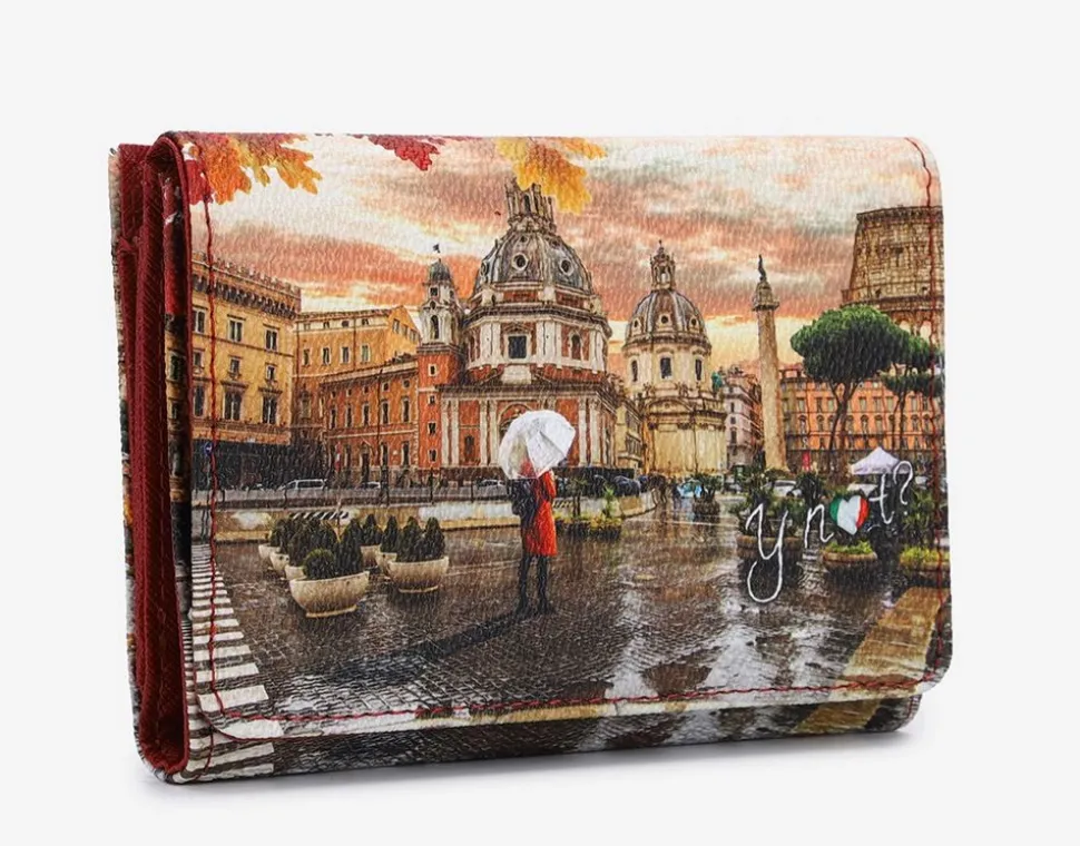 Portafoglio donna Ynot? 546 Rome Raining