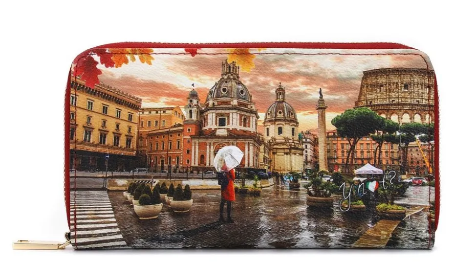 Portafoglio donna Ynot? 361 Rome Raining