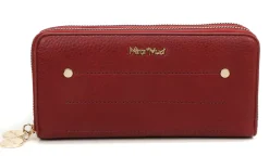 Portafoglio donna 2-zip Mimì-Muà Bordeaux