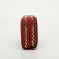 Portafoglio donna 2-zip Mimì-Muà Bordeaux