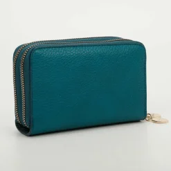 Portafoglio donna 2-zip Mimì-Muà Ottanio