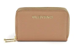 Portafoglio donna 2 zip Valentino Bags Stereo RE Beige