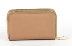 Portafoglio donna 2 zip Valentino Bags Stereo RE Beige