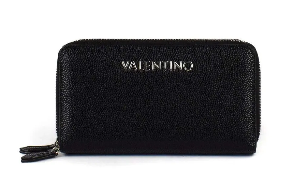 Portafoglio donna 2-zip Valentino Bags Divina Nero