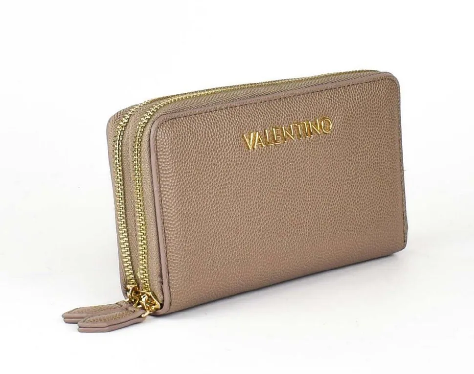 Portafoglio donna 2-zip Valentino Bags Divina Taupe