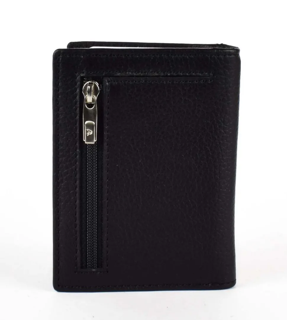 Portafoglio fermasoldi a molla Roncato Vesuvio 0026 Nero/Navy