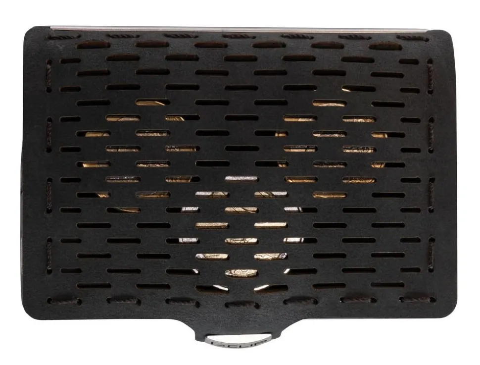 Portafoglio I-Clip Beach Club con portamonete Argento/Nero