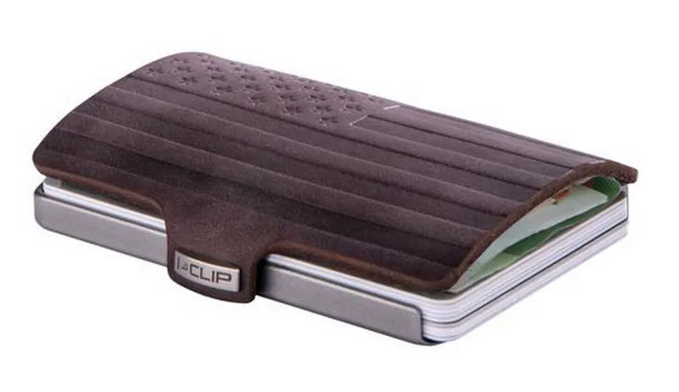 Portafoglio I-Clip Countries America Brown