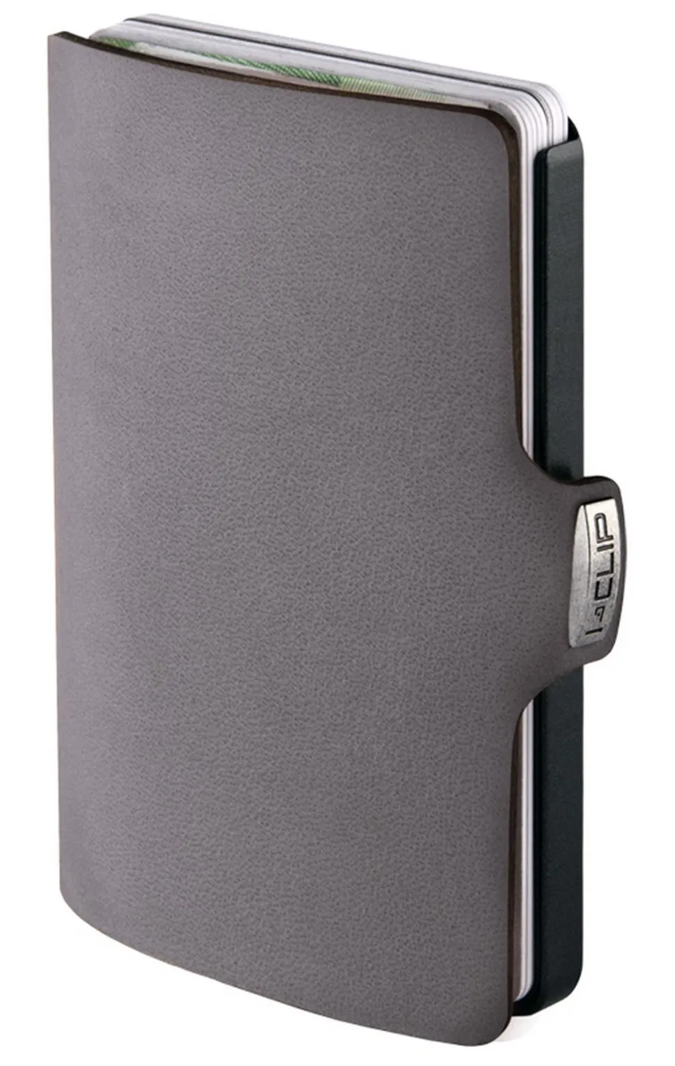 Portafoglio I-Clip Soft Touch Slate/Gunmetal Black
