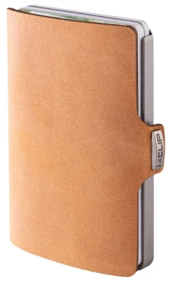 Portafoglio I-Clip Soft Touch Caramel
