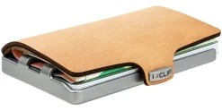 Portafoglio I-Clip Soft Touch Caramel