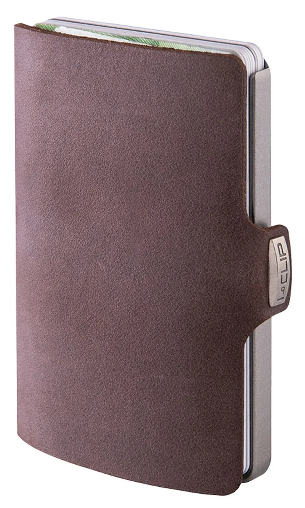 Portafoglio I-Clip Soft Touch Brown