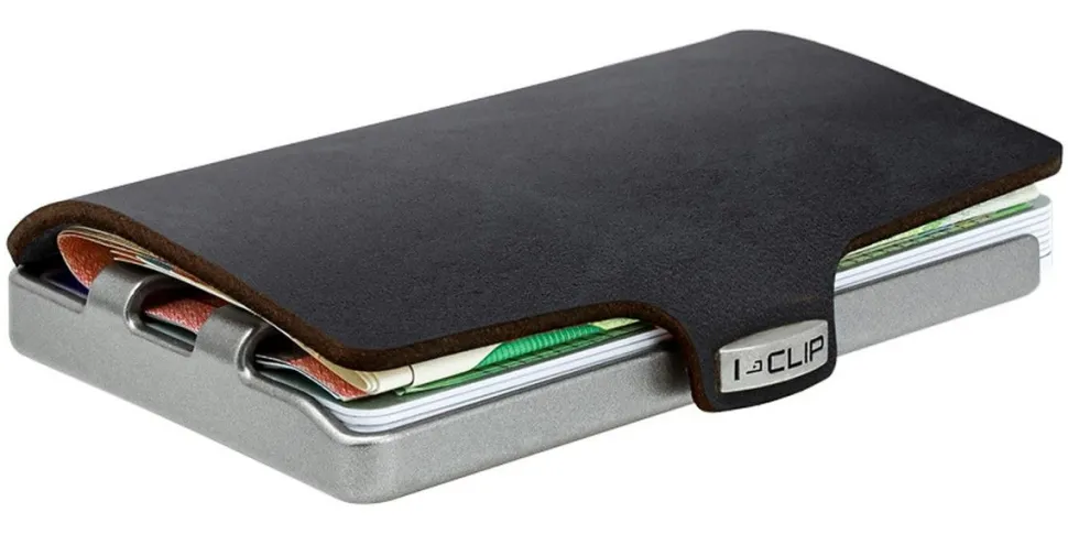 Portafoglio I-Clip Soft Touch Black