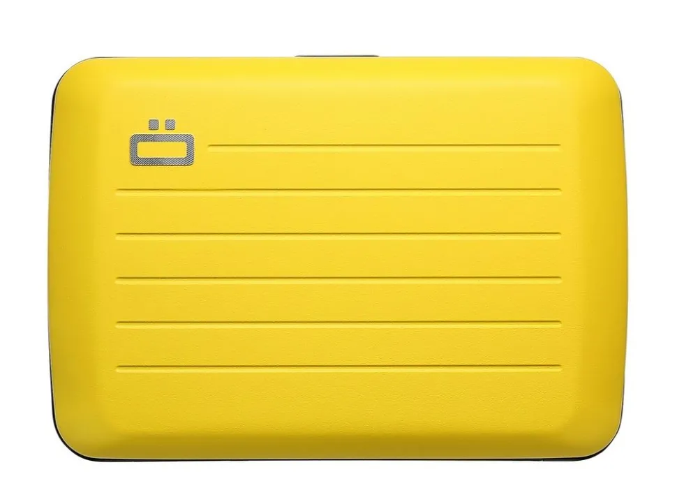 Portafoglio in alluminio Ogon Design Smart Case V2 Taxi Yellow