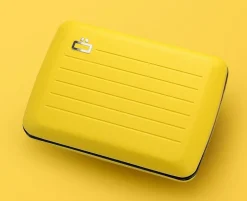 Portafoglio in alluminio Ogon Design Smart Case V2 Taxi Yellow