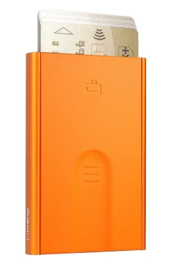 Portafoglio in alluminio Ogon Design Slider Orange