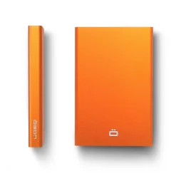 Portafoglio in alluminio Ogon Design Slider Orange