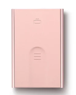 Portafoglio in alluminio Ogon Design Slider Blush Pink