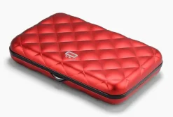 Portafoglio in alluminio Ogon Design Smart Case V2 Quilted Red