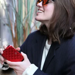 Portafoglio in alluminio Ogon Design Smart Case V2 Quilted Red