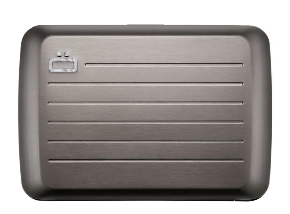 Portafoglio in alluminio Ogon Design Smart Case V2 Titanium