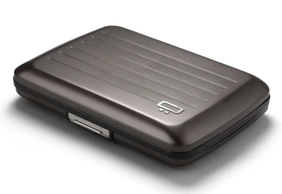 Portafoglio in alluminio Ogon Design Smart Case V2 Titanium