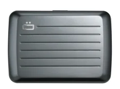 Portafoglio in alluminio Ogon Design Smart Case V2 Platinium