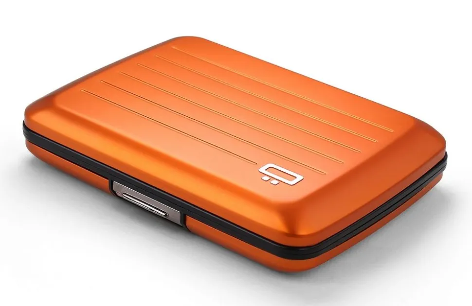 Portafoglio in alluminio Ogon Design Smart Case V2 Orange