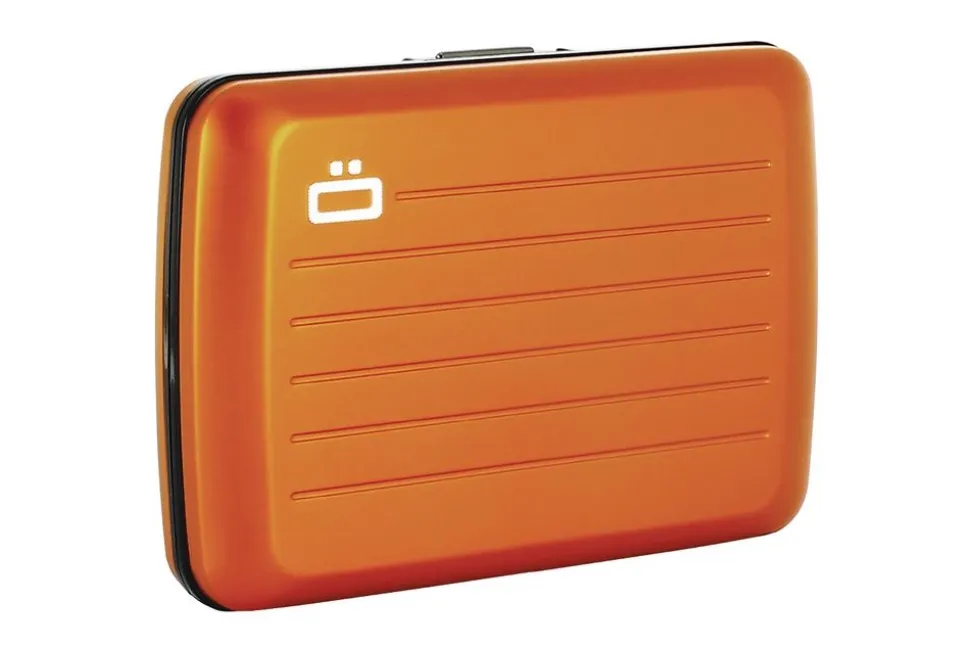 Portafoglio in alluminio Ogon Design Smart Case V2 Orange