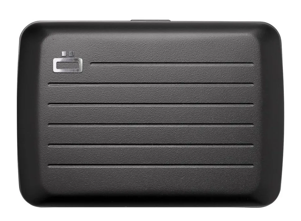 Portafoglio in alluminio Ogon Design Smart Case V2 Opium Black
