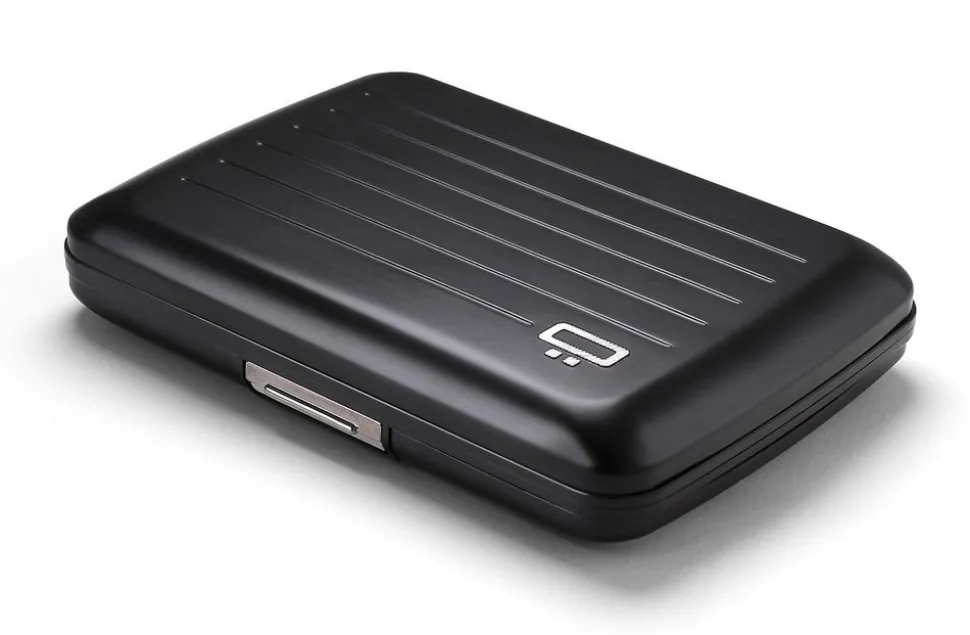 Portafoglio in alluminio Ogon Design Smart Case V2 Black