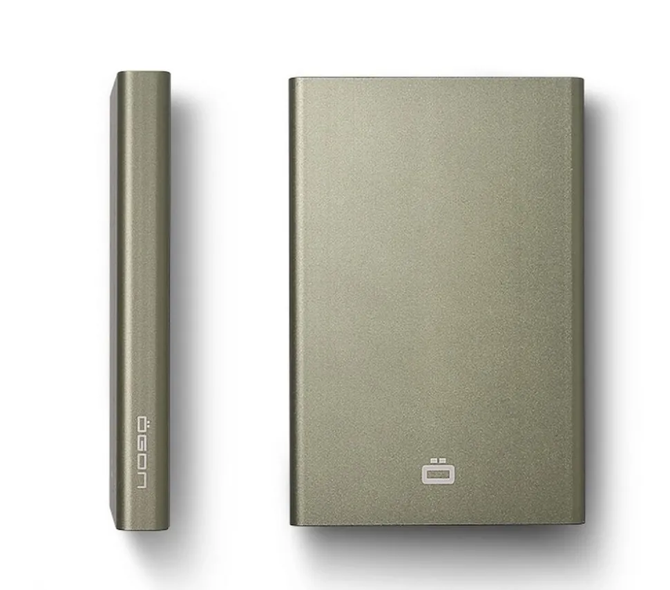Portafoglio in alluminio Ogon Design Slider Cactus Green