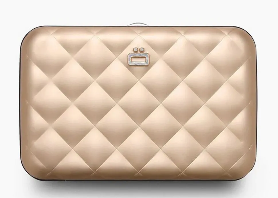 Portafoglio in alluminio Ogon Design Smart Case V2 Quilted Rose Gold