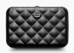 Portafoglio in alluminio Ogon Design Smart Case V2 Quilted Black