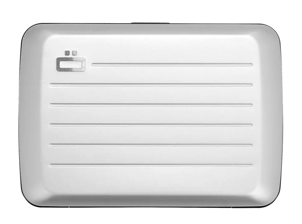 Portafoglio in alluminio Ogon Design Smart Case V2 Silver