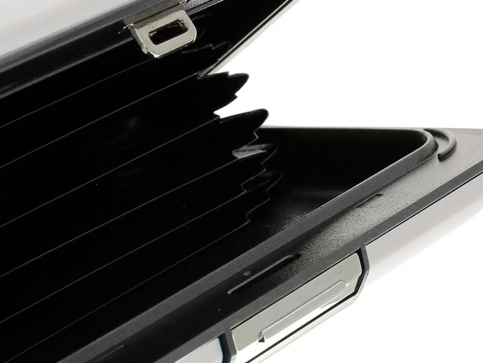 Portafoglio in alluminio Ogon Design Smart Case V2 Silver
