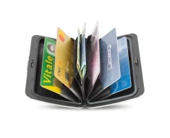 Portafoglio in alluminio Ogon Design Smart Case V2 Navy Blue