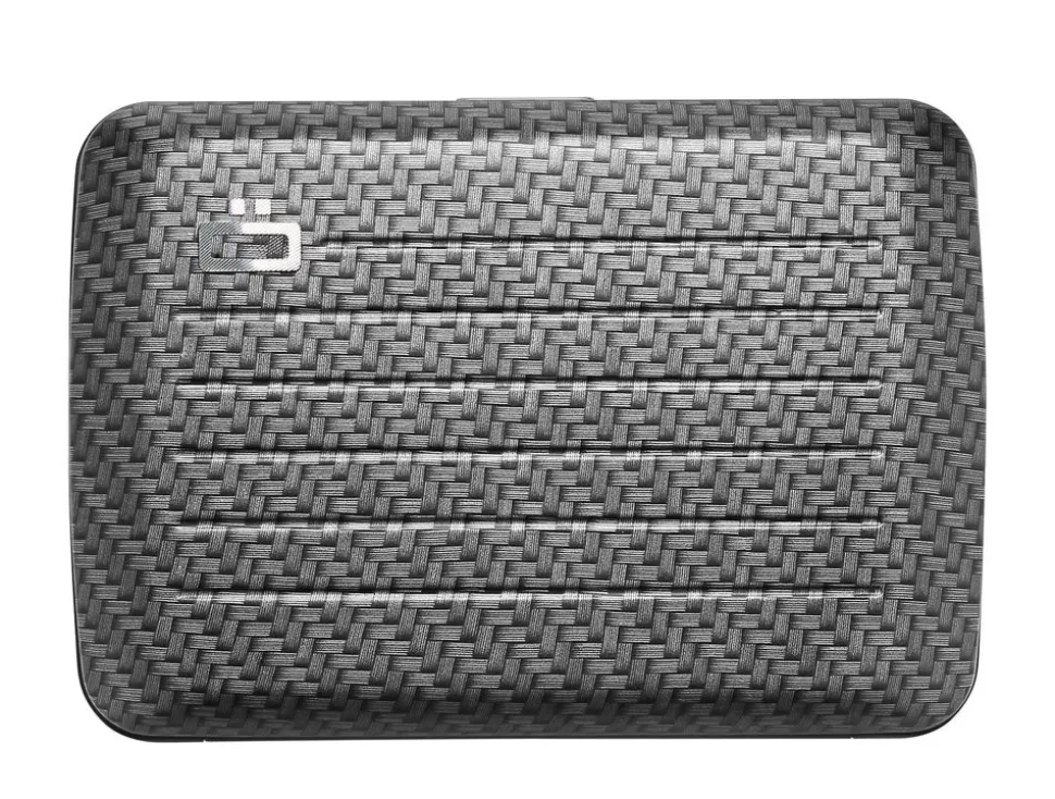 Portafoglio in alluminio Ogon Design Smart Case V2 Carbon