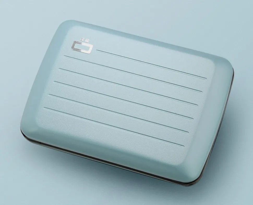 Portafoglio in alluminio Ogon Design Smart Case V2 Arctic Blue