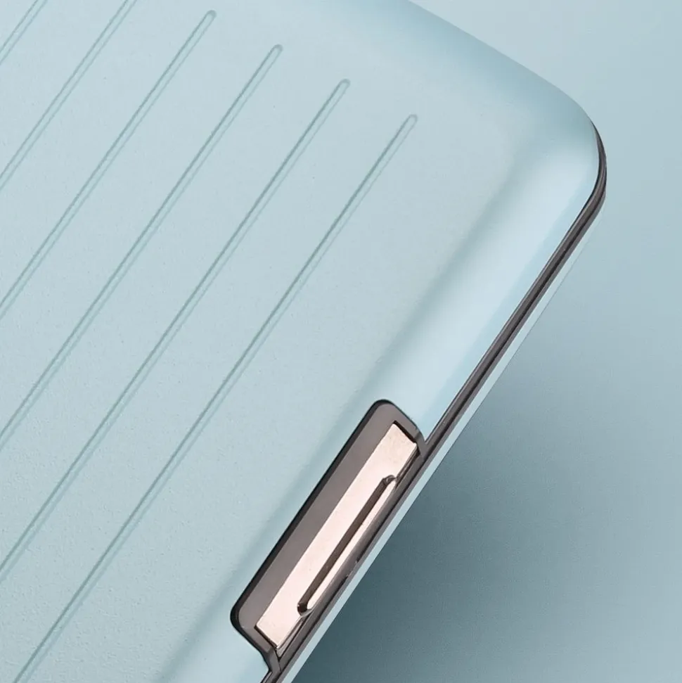 Portafoglio in alluminio Ogon Design Smart Case V2 Arctic Blue