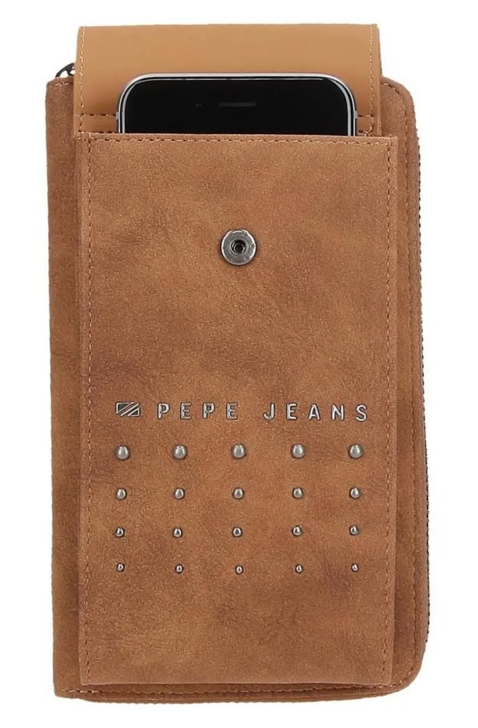 Portafoglio porta smartphone a tracolla Pepe Jeans Holly 77553 Marrone