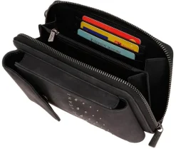 Portafoglio porta smartphone a tracolla Pepe Jeans Holly 77553 Nero