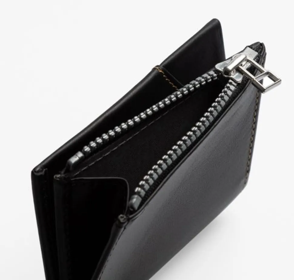 Portafoglio ROIK Zip Coin Black